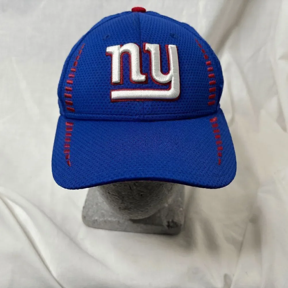 New York Giants NFL New Era 9Forty Blue Hat Cap YOUTH‎ White NY Logo Adjustable